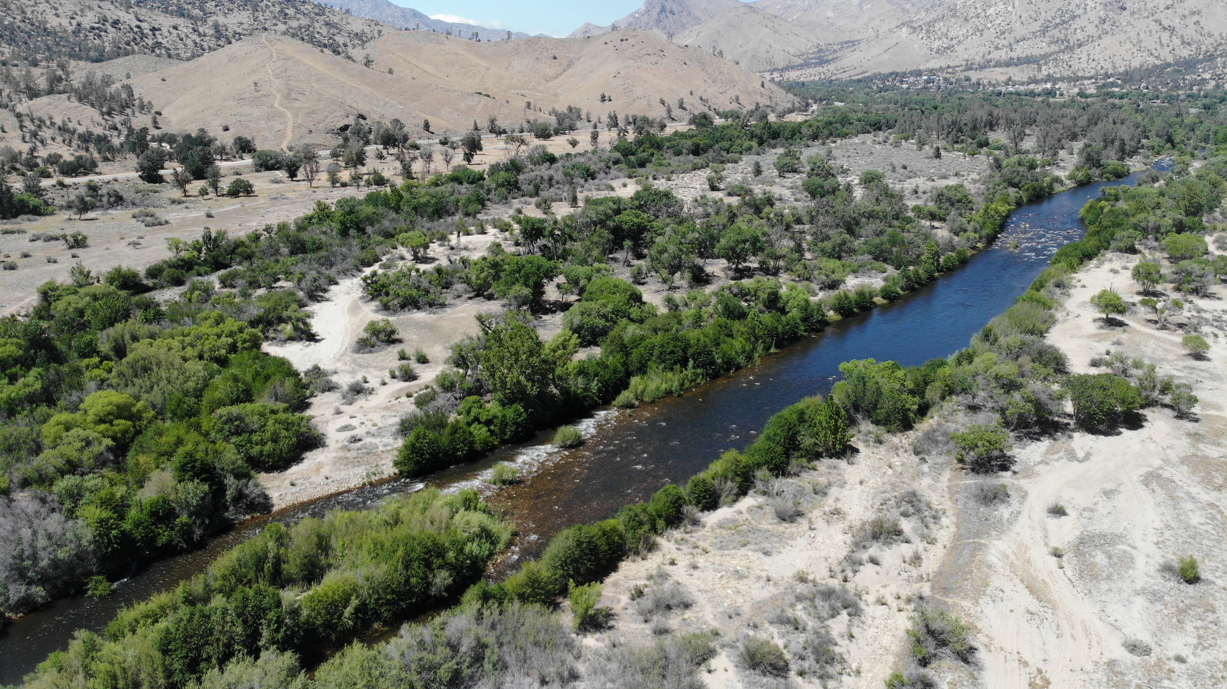 Kern River from the air