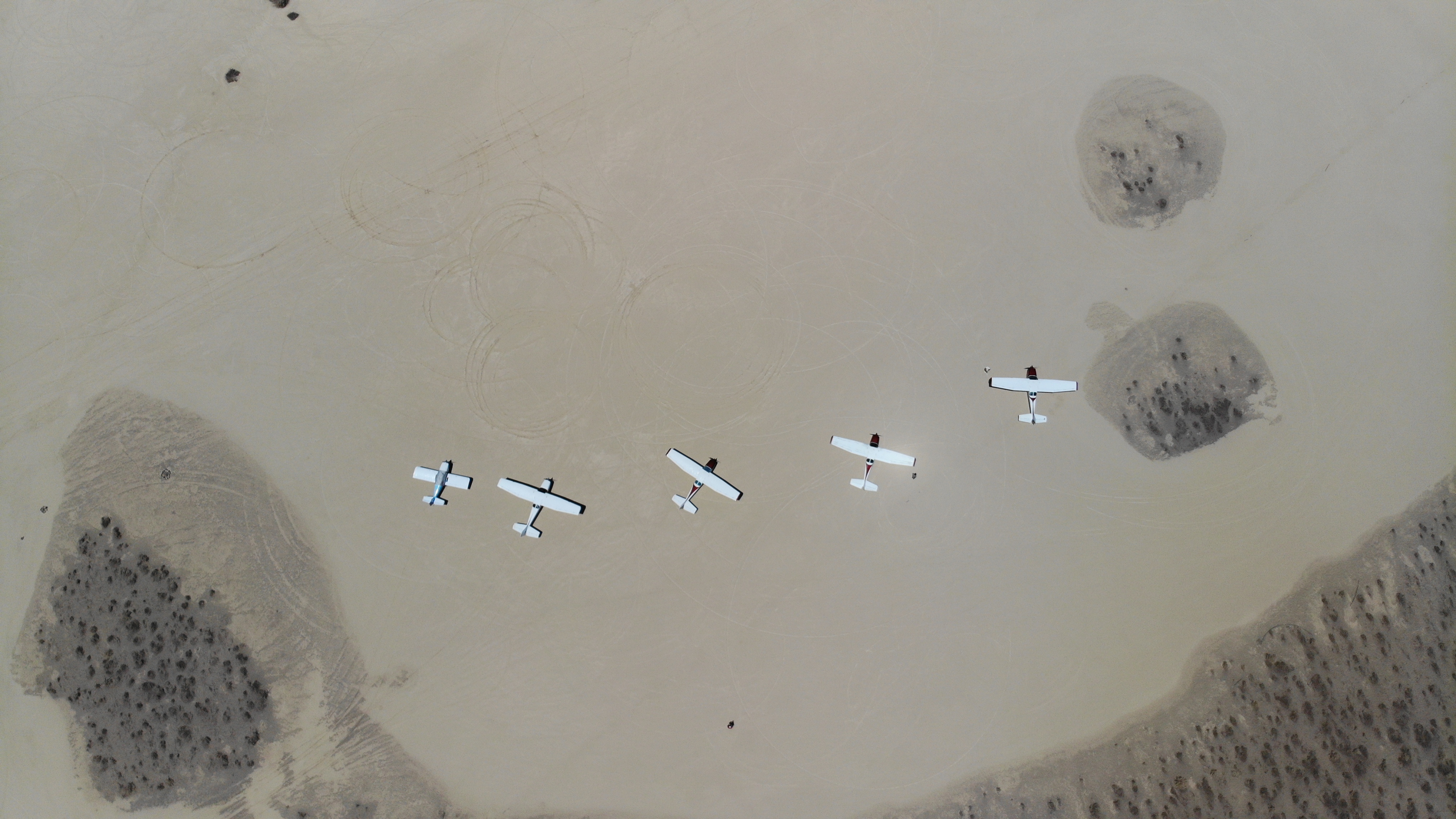 Formation on the playa
